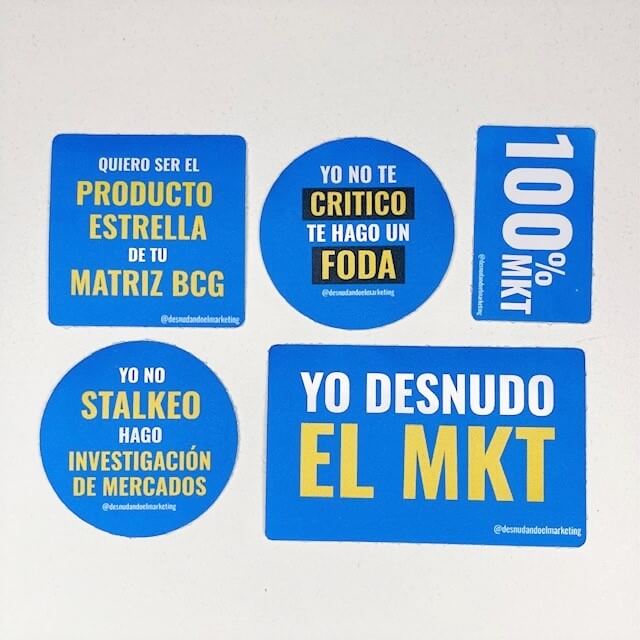 Stickers de marketing