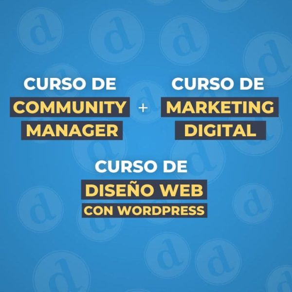 Curso de community manager, marketing digital y wordpress