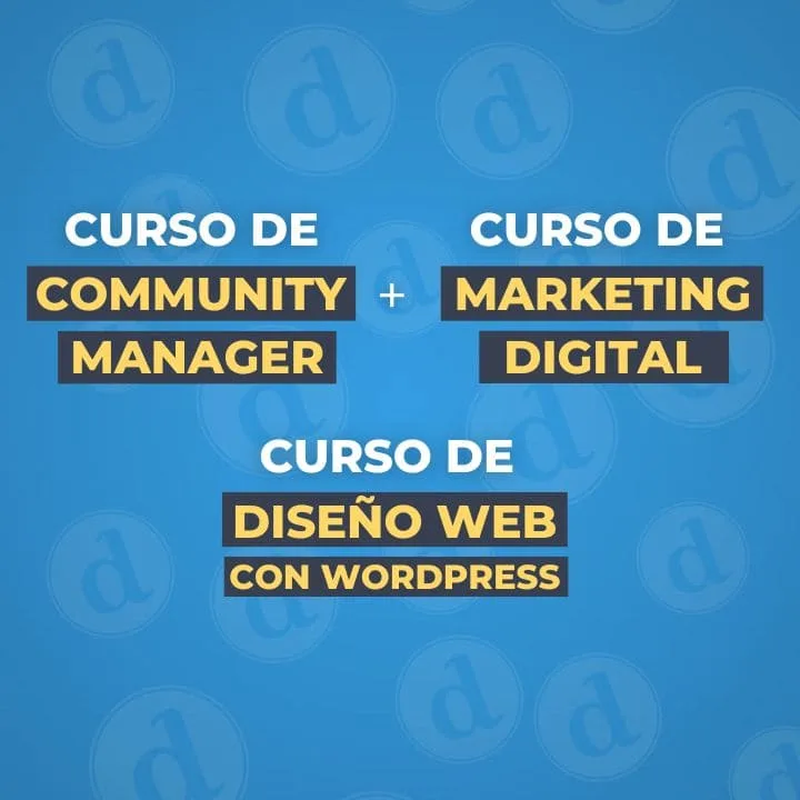 Curso de community manager, marketing digital y wordpress