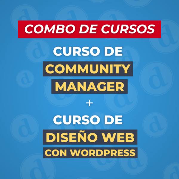 Curso community manager y diseño web en wordpress