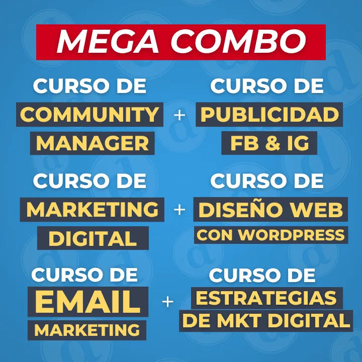 Combo de 6 cursos