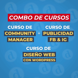 Combo cursos CM publi y wordpress
