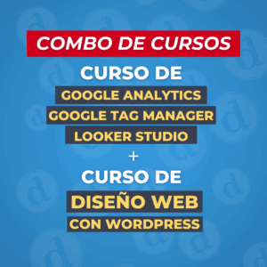 Combo curso google analytics diseño web con wordpress